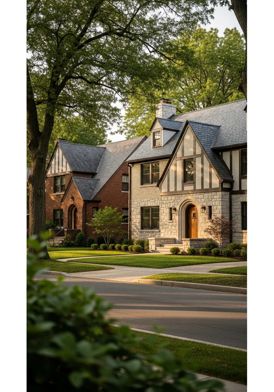 Shaker Heights residential property with well-maintained exterior, established trees, and traditional design.